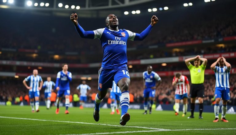 résumé du match de la coupe carabao : saka s'illustre avec une performance décisive, offrant à arsenal la victoire contre brighton. analyse du jeu, moments forts et réaction des joueurs.