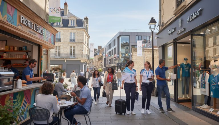 en indre-et-loire, l'emploi dans les services connaît une progression grâce à un regain tardif stimulé par les retombées des jeux olympiques.