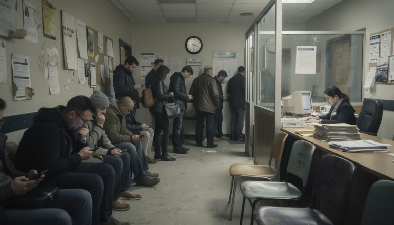 analyse des limites et stagnations des politiques de l'emploi à travers l'étude « toujours moins », explorant les obstacles rencontrés et les impacts sur le marché du travail.