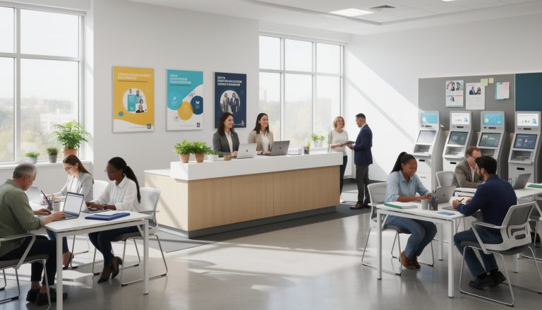 découvrez notre point d’accueil spécialisé pour vous accompagner dans toutes vos démarches liées à l’emploi, avec conseils personnalisés et assistance dédiée.