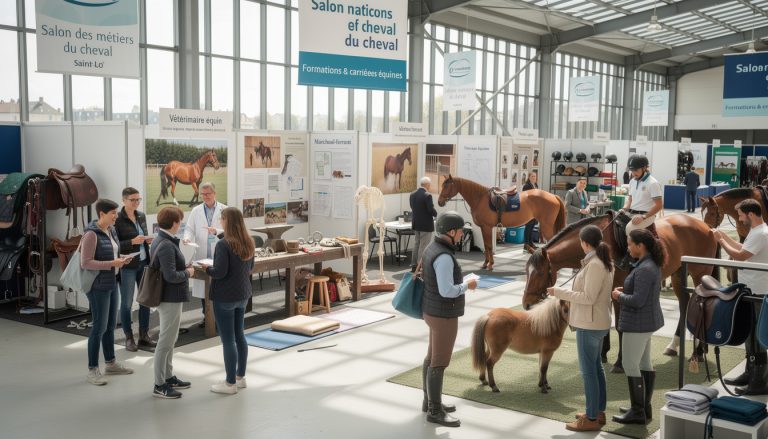 saint-lô organise une rencontre dédiée à l'emploi et à la formation, axée sur les métiers de la filière équine, pour favoriser les opportunités professionnelles dans ce secteur.