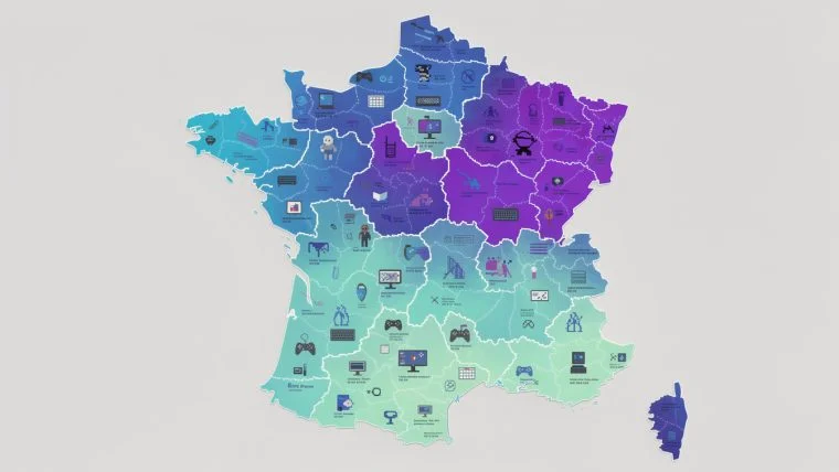 découvrez la carte de l'emploi dans l'industrie du jeu vidéo en france pour l'édition 2026, avec une analyse détaillée des tendances, des opportunités et des secteurs clés du marché.