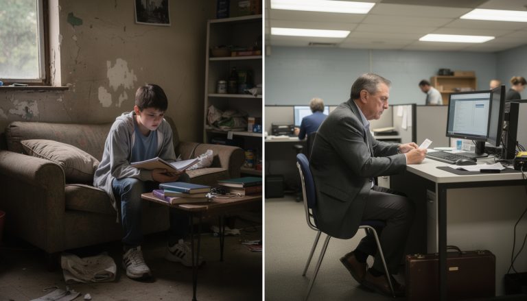 analyse approfondie de l'impact à long terme de la pauvreté durant l'adolescence sur les opportunités d'emploi et les niveaux de rémunération à l'âge adulte.