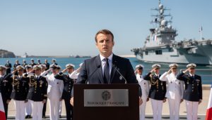 emmanuel macron annonce officiellement le nom du futur porte-avions français, successeur du « france libre », marquant une étape majeure pour la marine nationale.