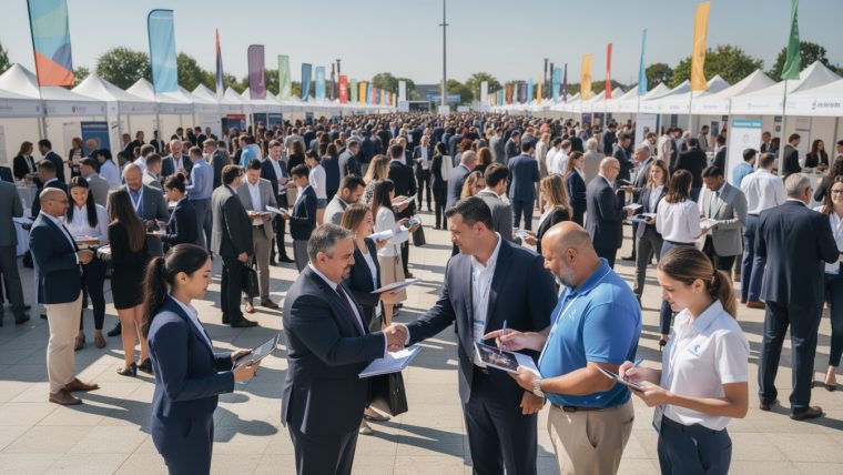 découvrez comment 5000 participants se sont réunis au forum de l'emploi pour bâtir leur avenir, avec pour message clé : « persévérer est une nécessité ».