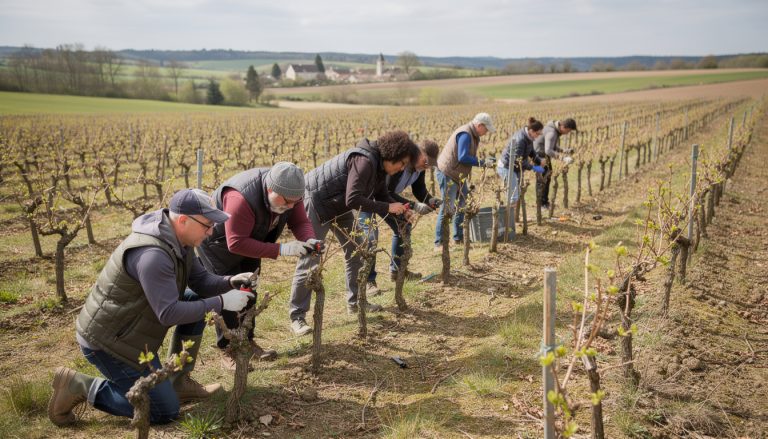 recrutement urgent d’ouvriers viticoles à doué-en-anjou pour la saison d’ébourgeonnage. rejoignez une équipe dynamique et contribuez à une récolte de qualité.