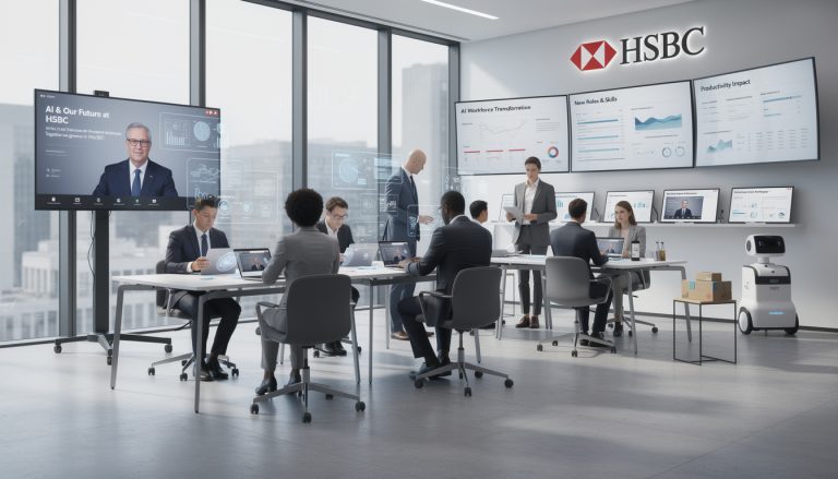découvrez comment hsbc utilise l'ia pour transformer ses emplois, avec des suppressions et créations, et les ambitions du pdg pour accompagner ses collaborateurs dans ce changement.