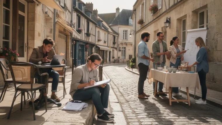 à saumur, une journée dédiée à ceux qui, malgré le rejet, souhaitent créer leur propre emploi et concrétiser leurs projets professionnels.