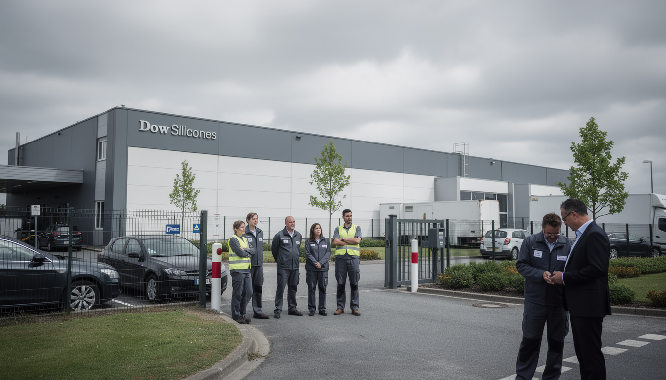 dow silicones belgium à seneffe annonce la suppression d'une dizaine d'emplois. découvrez les détails et la réaction de la direction dans cet article.