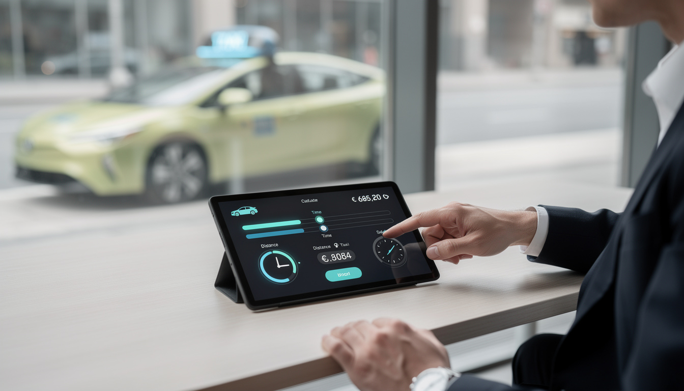 utilisez notre simulateur de prix taxi pour estimer rapidement et facilement vos frais de déplacement professionnel en 2025. calculez en quelques clics le coût de vos trajets et optimisez votre budget.