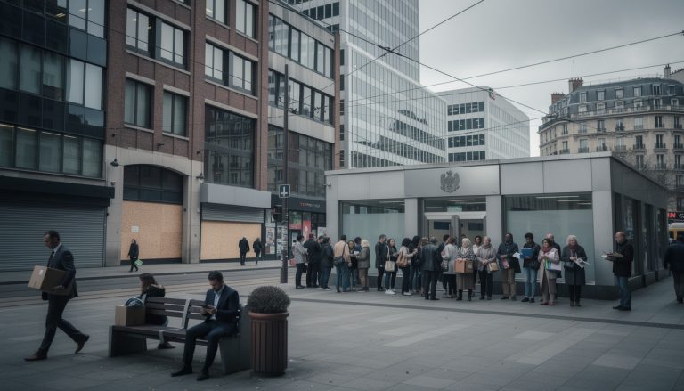 analyse de la baisse du marché du travail aux états-unis et de l'augmentation du chômage atteignant un niveau record en zone euro.