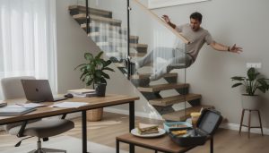 découvrez comment une chute dans l'escalier durant la pause déjeuner en télétravail a été reconnue comme un accident du travail, et quelles sont les implications pour les salariés à distance.