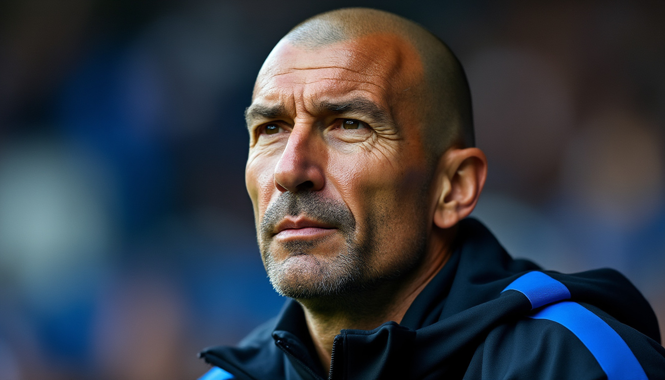 Zinédine Zidane, futur sélectionneur de l'équipe de France, avec les documents officiels à signer