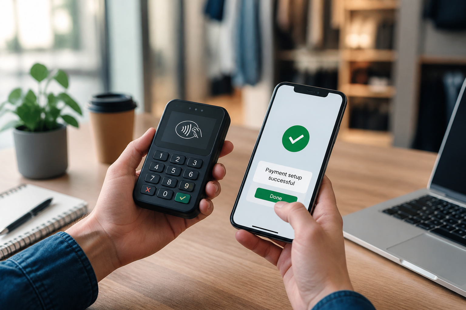Paiement mobile reussi