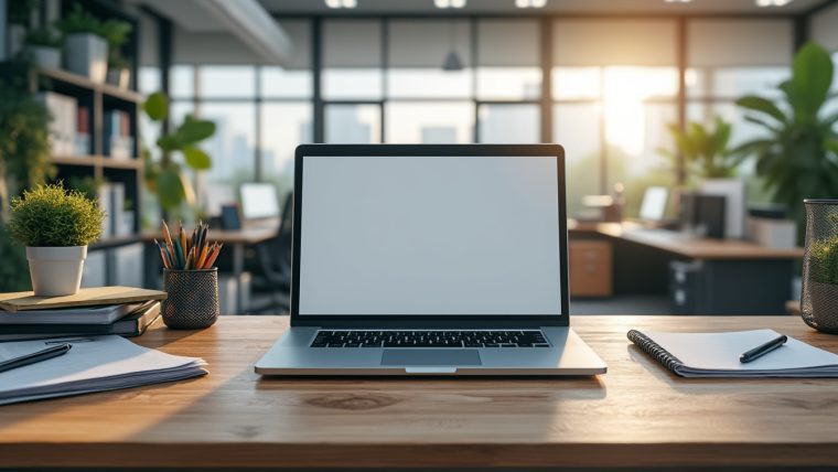 Bureau administratif vide symbolisant les postes de fonctionnaires non remplacés